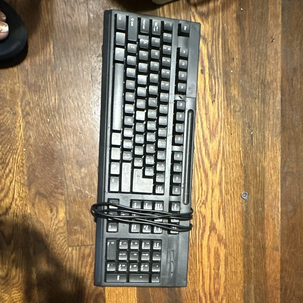 KB-US819EB Wired USB Standard Keyboard Black QWERTY English Enhanced Keys